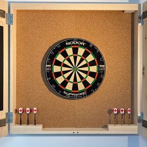 Rustic Dart Board Cabinets