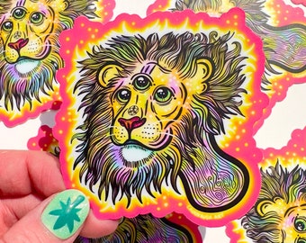 Lions Mane Mushroom Sticker