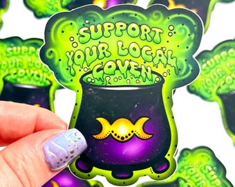 Support Your Local Coven Sticker