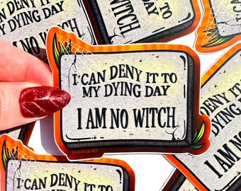 I Am No Witch Sticker