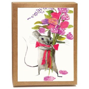 Merci Bouquet Boxed Notes | Single design set - 8 Cards