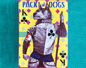 Pack of Dogs Playing Cards - Poker Cards - Playing Card Set - Unique Gift - Illustrations - Special - Deck of Cards