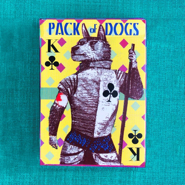 Pack of Dogs Playing Cards - Poker Cards - Playing Card Set - Unique Gift - Illustrations - Special - Deck of Cards