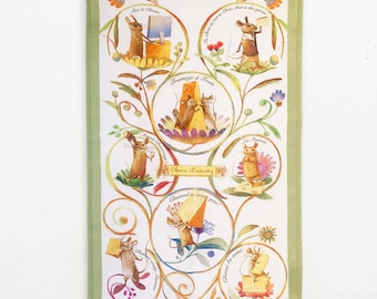 Cheese Positivity Tea Towel