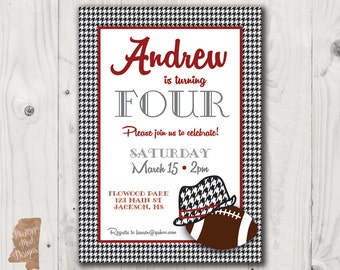 Birthday Invitation - Alabama Football