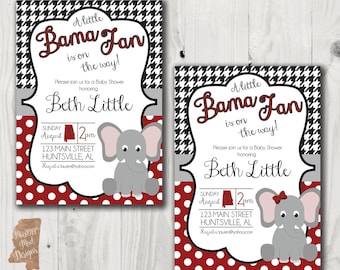 Baby Shower invitation - Alabama