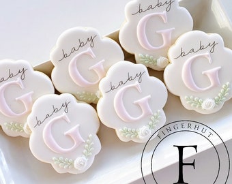 Baby girl shower cookies/baby girl cookies