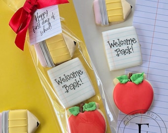 Back to school cookies