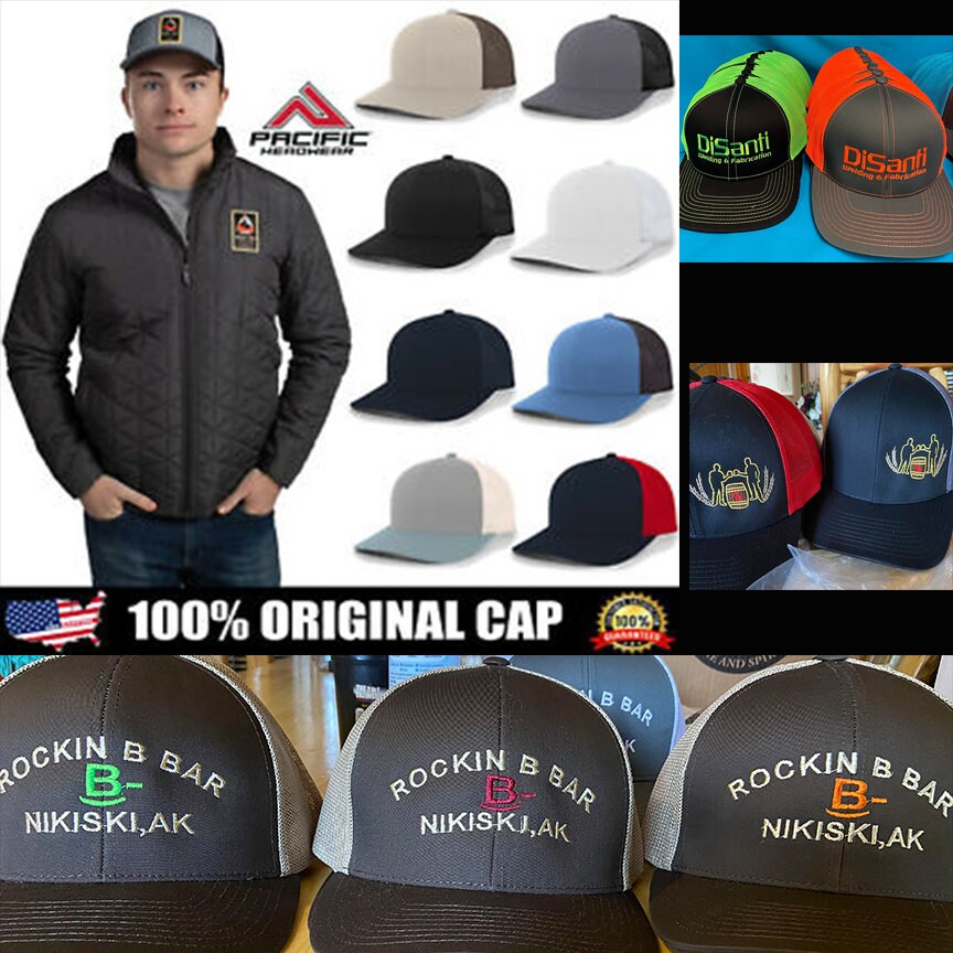 12 Custom Embroidered Pacific 104C Trucker Hats 12 Kozzies|59 Colors|Mix Match 12 Custom Kozzies & truckerspetten Accessoires Hoeden & petten Honkbal 