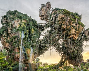 Floating Mountains - Photo Prints and Canvas Wraps, Animal Kingdom, Pandora, Walt Disney World, Epcot