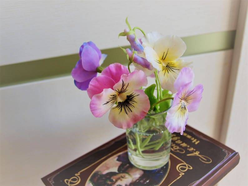 Flowers in a Cup Flower Arrangements Mother's Day Etsy