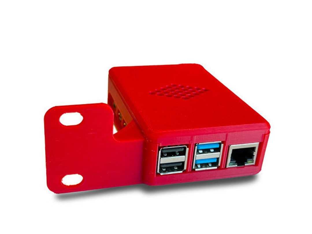 Raspberry Pi 4 1U Server Rack Mount Case Etsy