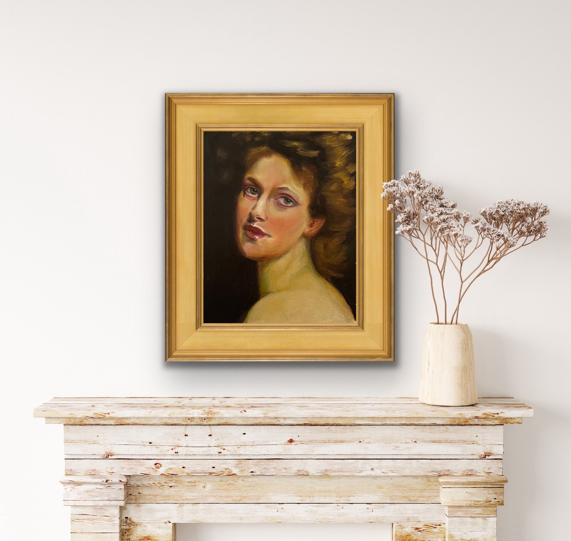 Singer Study Singer Study, Original Painting - Etsy
