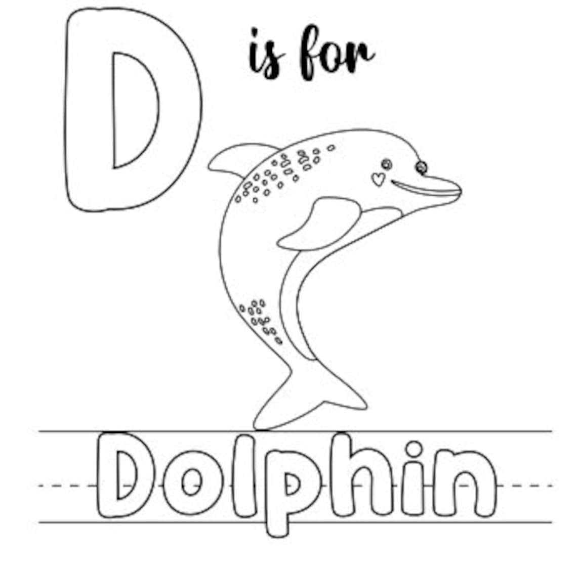 Animal Alphabet Coloring Pages - Etsy
