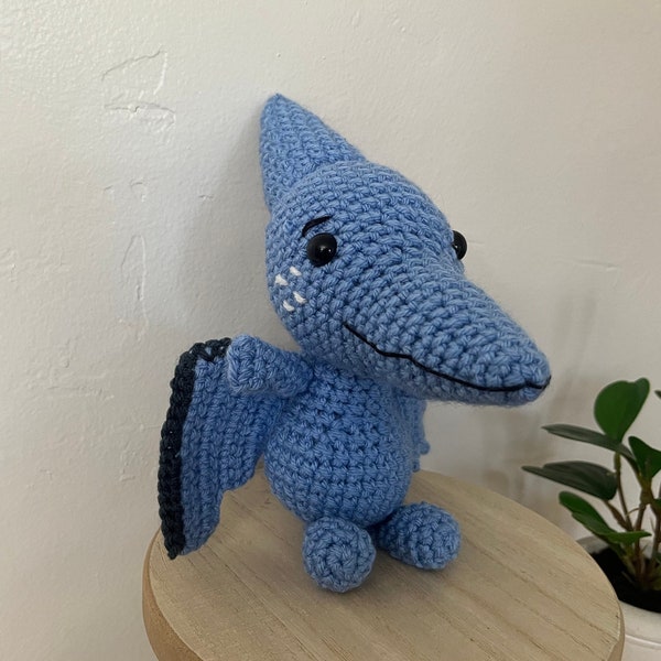 Pterodactyl, Dino, Dinosaur, Boys, Girls, Gift, Handmade, Crochet, Birthday, Shower, Baby