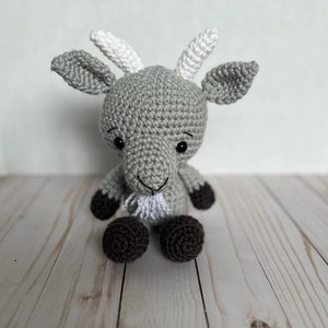 Goat, Stuffed Goat, Plush Goat, Farm Animal, Girls Gift, Boys Gift, Baby Shower gift, Farm Theme, Male Goat, Farm Gift, Kids Gift, Goat Gift