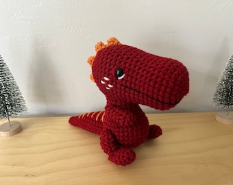 Velociraptor Dinosaur Plush, Stuffed Animal Dino