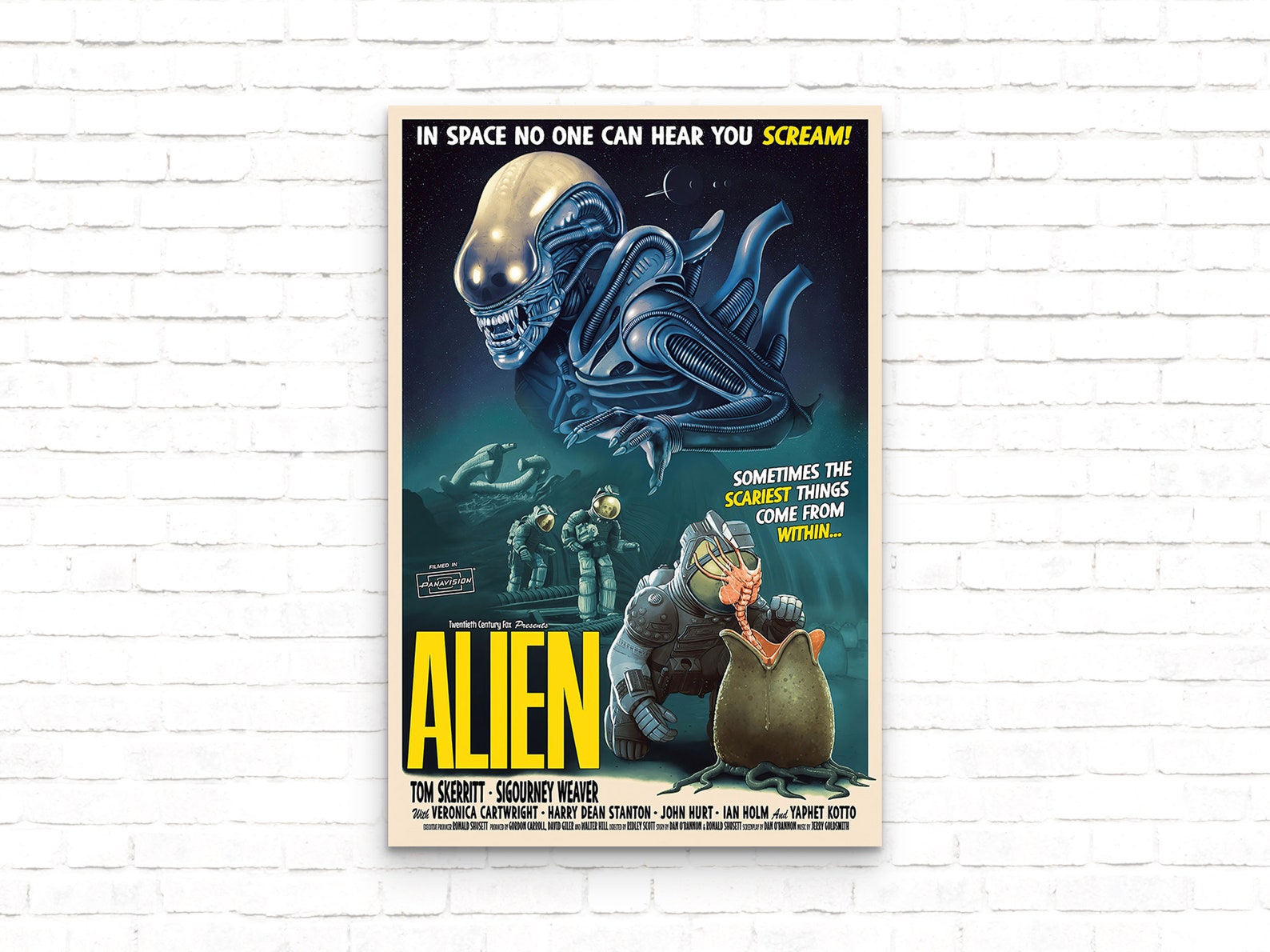 Alien 1971 Vintage Movie Poster Art Print Wall Decor | Etsy