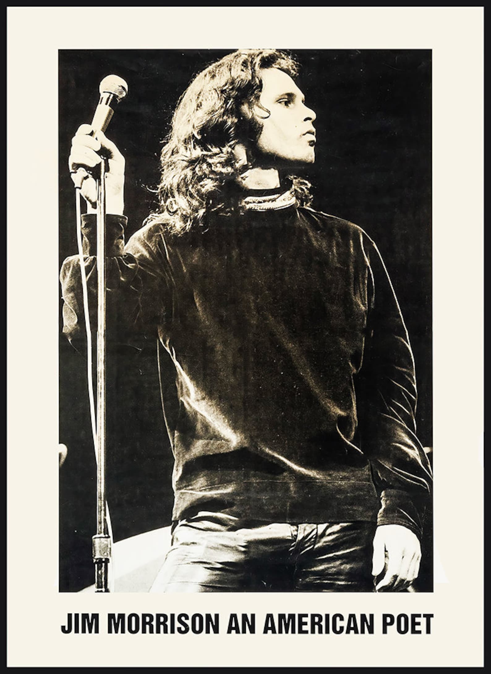 Jim Morrison An American Poet Vintage Music Poster Art | Etsy