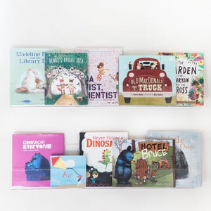 PEEKABOO SHELF - Clear Acrylic Bookshelf (set of 2)