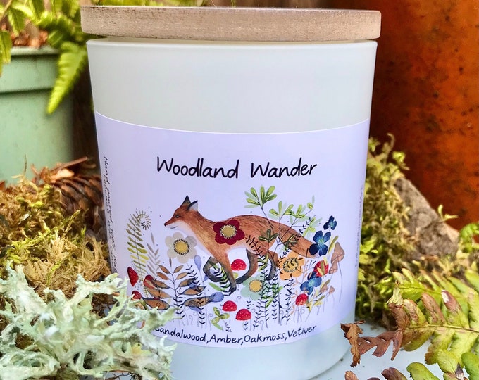 Woodland Wander Scented Candle, Beautiful Scented Candles,Scented candles, Hand poured candles,  Coconut wax candles, Eco -Wax Candle,