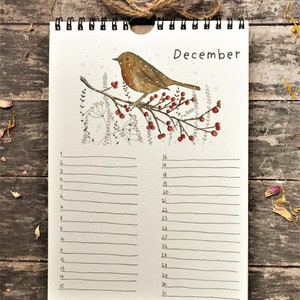 Handmade Perpetual Calendar/birthday Calendar,calendar,illustrated ...
