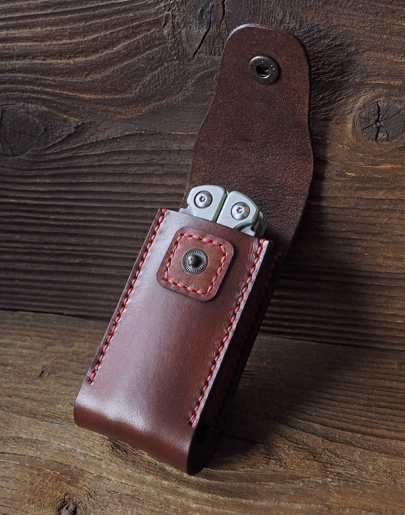 Leatherman Multitool Sheath With Bit Kit Pocket and Leather Etsy