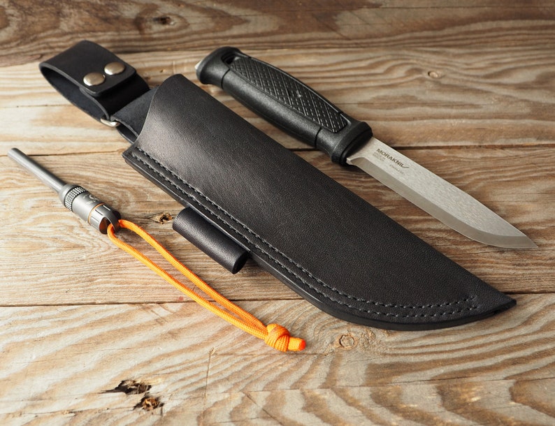 Leather Sheath for Mora Garberg Knife Handmade Leather Sheath Etsy