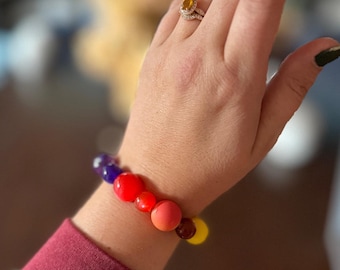Sunset Spectrum-kralenarmband
