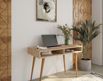 study table for home Study Desk, Computer Table, Laptop Desk, Wooden Study Desk, Office Desk, Wooden Leg Table, Wooden Leg Table