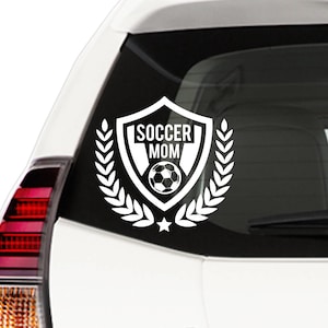 Soccer Mom Decal / Soccer Decal / Soccer Mom / Soccer Sticker / Soccer Mom Sticker / Sports Decal / Car Decal / Yeti Decal / Soccer / Decal image 1