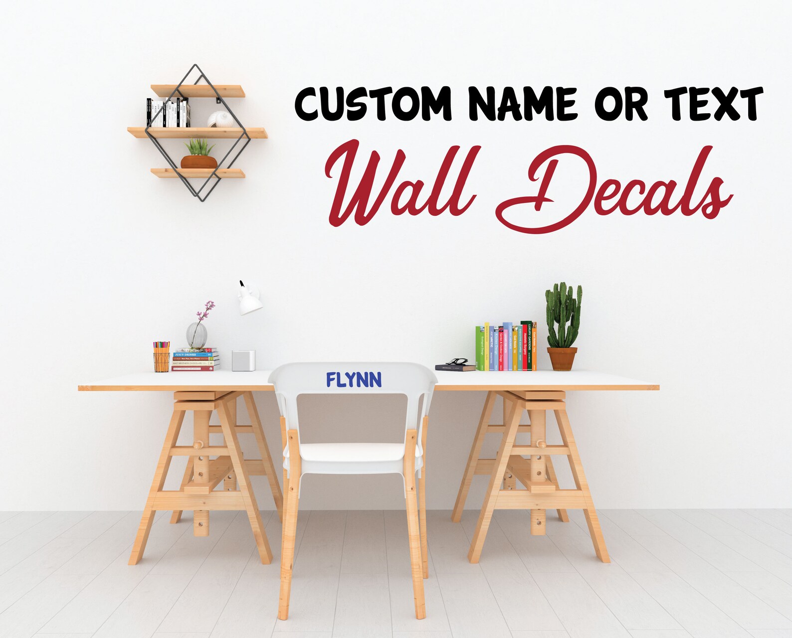 Name Decal for Wall Custom Vinyl Wall Decal Etsy