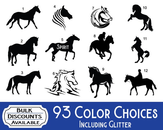 HORSE Jump Car Sticker Trailer Vinyl Decal Adhesive -  Canada