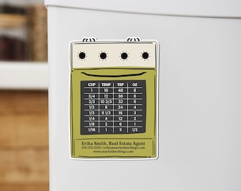 Customizable | Kitchen Conversions Refrigerator Magnets | Real Estate Mortgage Insurance Pop By | Custom Marketing Magnets | DSM-04-AB