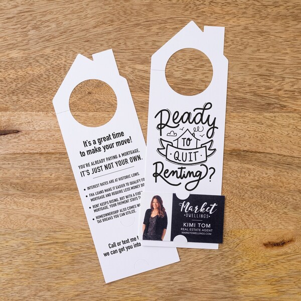 Real Estate Door Knocking Flyers for Summer Etsy