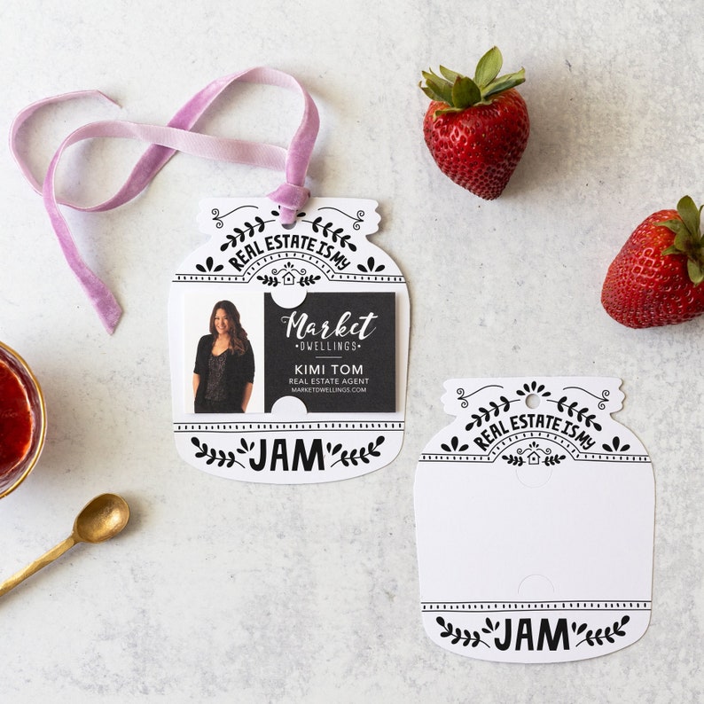 Real Estate is My Jam Gift Tags Real Estate Pop by Tags Etsy