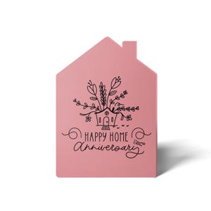 LOT de cartes de voeux Joyeux anniversaire à la maison | Carte d'agent immobilier | Anniversaire de la maison| Accueil Anniversaire | Prêt immobilier | 8-GC002
