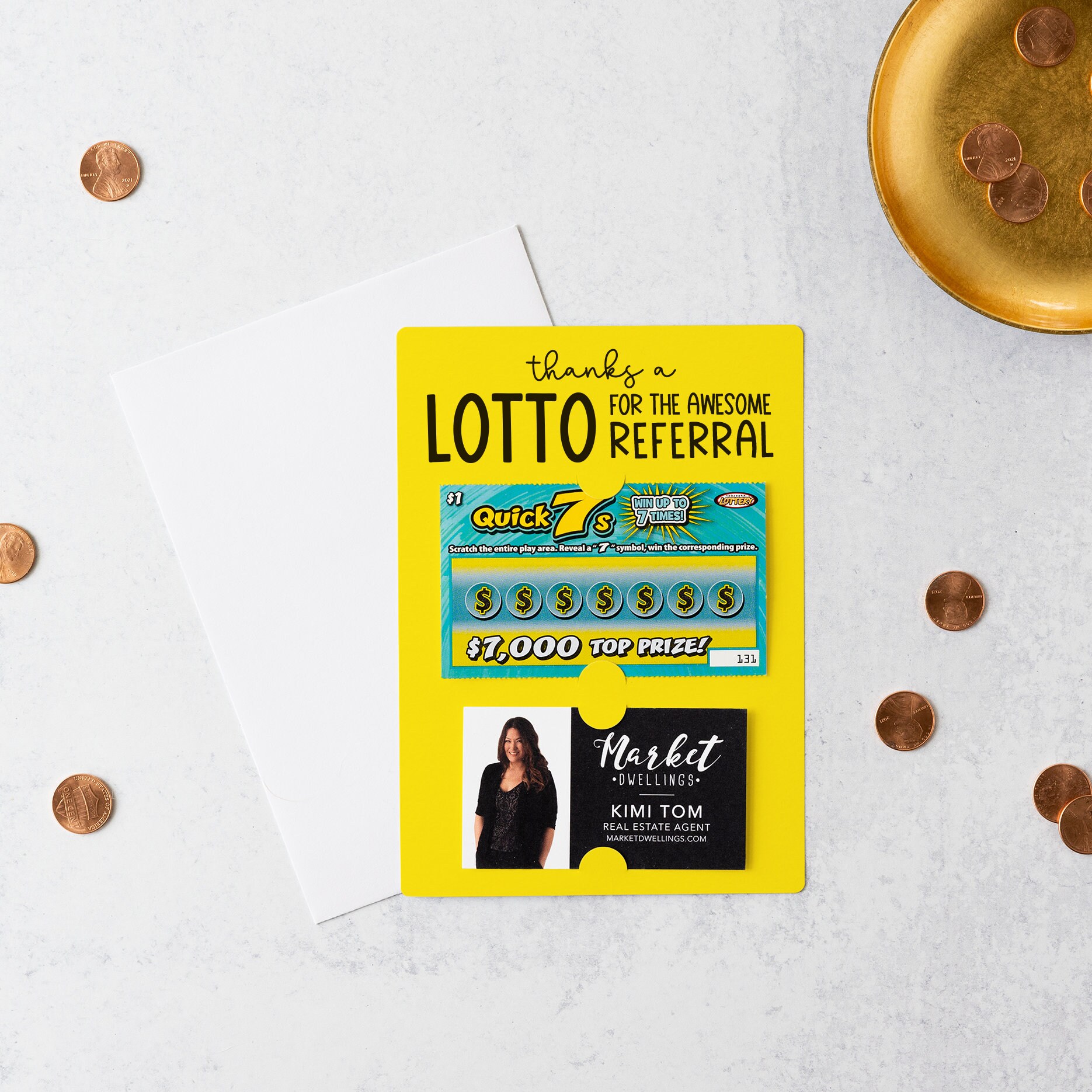 SET of Thanks a Lotto for the Awesome Referral Mailer W/
