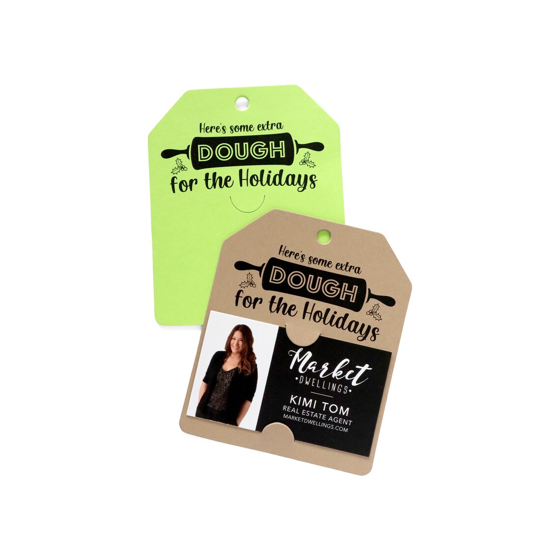 Here's Some Extra Dough for the Holidays Gift Tag Cookie | Etsy