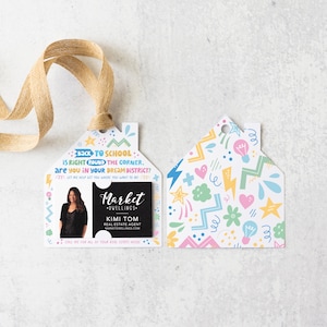 Back To School Real Estate | Insert Business Card | Pop By Gift Tags | 44-GT004