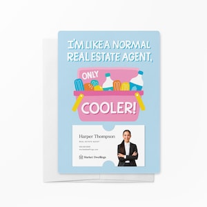 Set of I'm Like A Normal Real Estate Agent, Only Cooler! Mailers