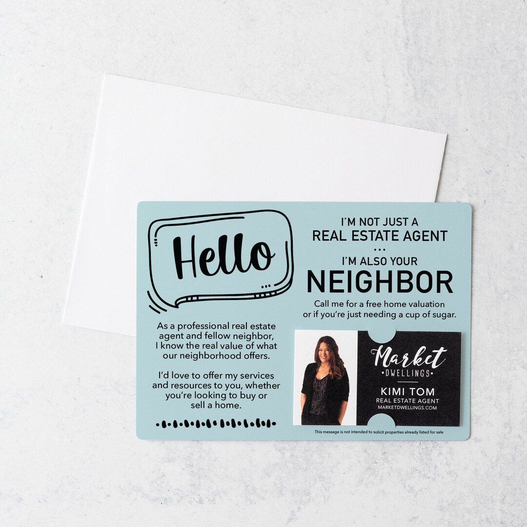 Set Of I'm Not Just A Real Estate Agent, I'm Also Your Neighbor Mailers