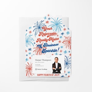 Un ensemble de vos références fait vraiment briller mon entreprise ! Expéditeurs | Enveloppes incluses | Promotion immobilière du 4 juillet par le marketing | M155-M001