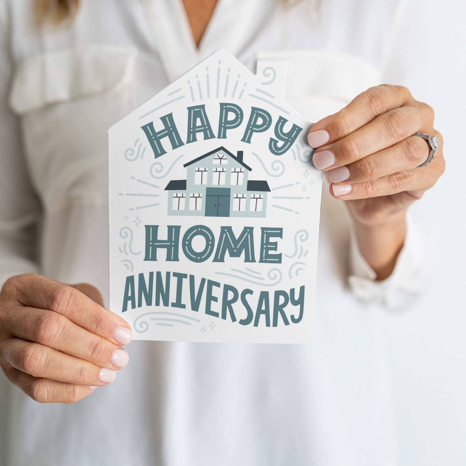 SET of Happy Home Anniversary Greeting Cards