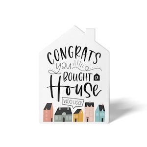 Lot de cartes de vœux avec enveloppes pour l'achat d'une maison pour le jour de la fermeture | Carte d'agent immobilier | Jour de clôture du prêt hypothécaire | 17-GC002