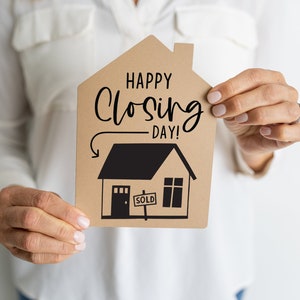 SET of Greeting Cards Happy Closing Day | Real Estate Agent Card | Home Closing Gift | Happy Closing Card | Real Estate  | 34-GC002