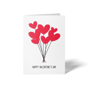 LOT de cartes de voeux pour la Saint-Valentin | Carte de voeux client | Insérez votre carte de visite | V1-GC001