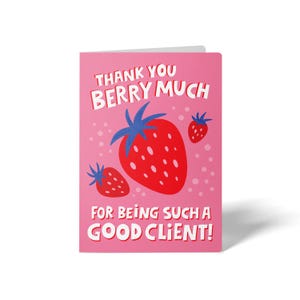 Lot de Merci beaucoup Berry d'être une si bonne cliente ! Cartes de voeux | Enveloppes incluses | Pop de la Saint-Valentin | 46-GC001-AB