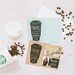 SET of Coffee Gift Card and Business Card Holder | Greeting Card with Envelope | Real Estate Agent Marketing | Promote Business | M3-M008