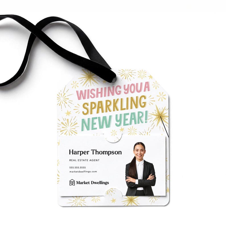 Wishing You A Sparkling New Year! | Gift Tags Gift Tag Market Dwellings
